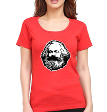 Load image into Gallery viewer, Karl Marx T-Shirt for Women-Red-Ektarfa.online
