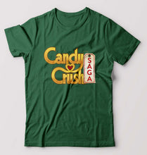 Load image into Gallery viewer, Candy Crush T-Shirt for Men-Bottle Green-Ektarfa.online
