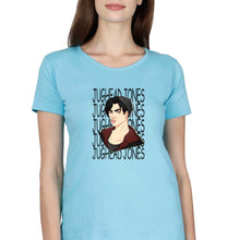 Load image into Gallery viewer, Jughead Jones Riverdale T-Shirt for Women-Light Blue-Ektarfa.online
