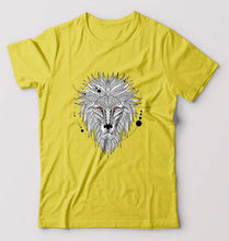 Load image into Gallery viewer, Lion T-Shirt for Men-Yellow-Ektarfa.online
