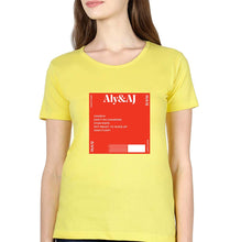 Load image into Gallery viewer, Aly &amp; AJ T-Shirt for Women-Yellow-Ektarfa.online
