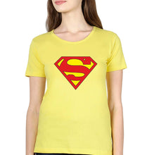 Load image into Gallery viewer, Superman T-Shirt for Women-Yellow-Ektarfa.online
