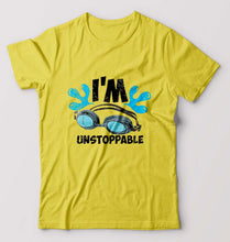 Load image into Gallery viewer, Swimming T-Shirt for Men-Yellow-Ektarfa.online
