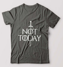Load image into Gallery viewer, Not Today (GOT) T-Shirt for Men-Charcoal-Ektarfa.online
