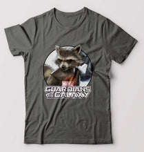 Load image into Gallery viewer, Rocket Raccoon T-Shirt for Men-Charcoal-Ektarfa.online
