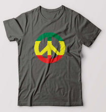 Load image into Gallery viewer, Bob Marley Peace T-Shirt for Men-Charcoal-Ektarfa.online
