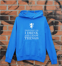 Load image into Gallery viewer, GOT Game of Thrones I Drink And Know Things Unisex Hoodie for Men/Women-Royal Blue-Ektarfa.online
