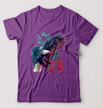 Load image into Gallery viewer, Eagle T-Shirt for Men-Purple-Ektarfa.online
