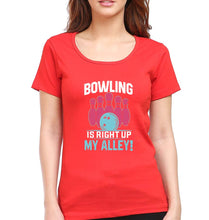 Load image into Gallery viewer, Bowling T-Shirt for Women-Red-Ektarfa.online
