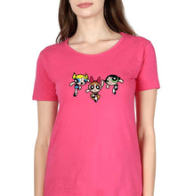 Load image into Gallery viewer, Powerpuff Girls T-Shirt for Women-Pink-Ektarfa.online
