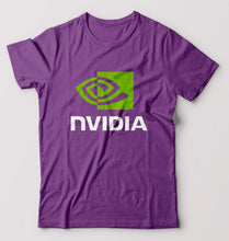 Load image into Gallery viewer, Nvidia T-Shirt for Men-Purple-Ektarfa.online
