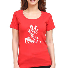 Load image into Gallery viewer, Anime Goku T-Shirt for Women-Red-Ektarfa.online
