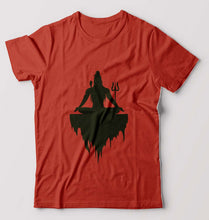 Load image into Gallery viewer, Mahakal Mahadev Bholenath Shiva Shivji T-Shirt for Men-Brick Red-Ektarfa.online
