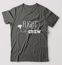 Load image into Gallery viewer, Flight Crew T-Shirt for Men-Charcoal-Ektarfa.online
