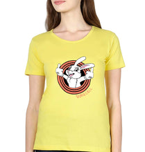 Load image into Gallery viewer, Domrebel Bunny T-Shirt for Women-Yellow-Ektarfa.online

