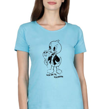 Load image into Gallery viewer, Domrebel Duck T-Shirt for Women-Light Blue-Ektarfa.online
