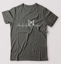 Load image into Gallery viewer, Drummer T-Shirt for Men-Charcoal-Ektarfa.online
