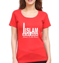 Load image into Gallery viewer, Islam T-Shirt for Women-Red-Ektarfa.online
