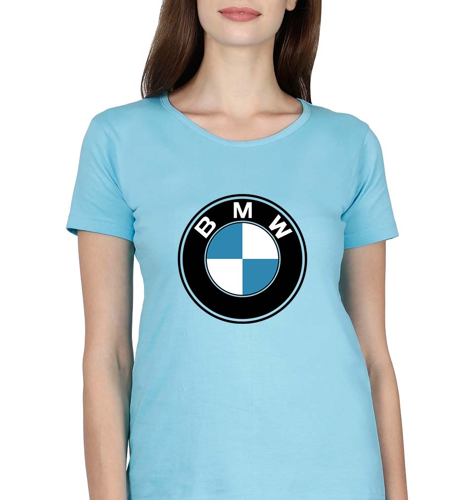 BMW T-Shirt for Women-SkyBlue-Ektarfa.online