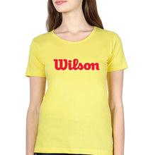 Load image into Gallery viewer, Wilson T-Shirt for Women-Yellow-Ektarfa.online
