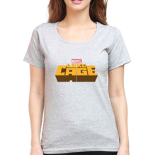 Load image into Gallery viewer, Luke Cage T-Shirt for Women-Grey Melange-Ektarfa.online
