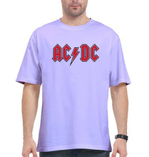 Load image into Gallery viewer, ACDC Oversized T-Shirt for Men-Lavender-Ektarfa.online
