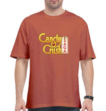 Load image into Gallery viewer, Candy Crush Oversized T-Shirt for Men-Coral-Ektarfa.online
