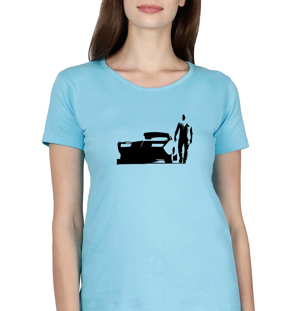 Fast & Furious T-Shirt for Women-SkyBlue-Ektarfa.online