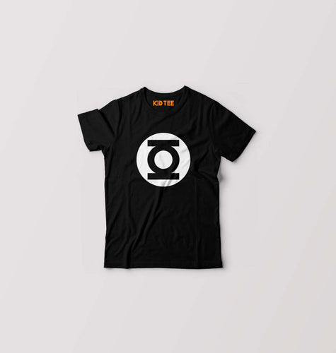 Green Lantern Superhero Kids T-Shirt for Boy/Girl-Black-Ektarfa.online