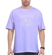 Load image into Gallery viewer, The 1975 Oversized T-Shirt for Men-Lavender-Ektarfa.online
