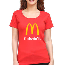 Load image into Gallery viewer, McDonald’s T-Shirt for Women-Red-Ektarfa.online
