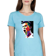 Load image into Gallery viewer, Cristiano Ronaldo CR7 T-Shirt for Women-Light Blue-Ektarfa.online
