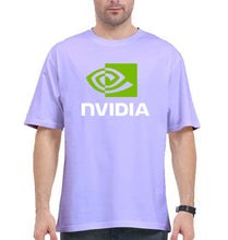 Load image into Gallery viewer, Nvidia Oversized T-Shirt for Men-Lavender-Ektarfa.online
