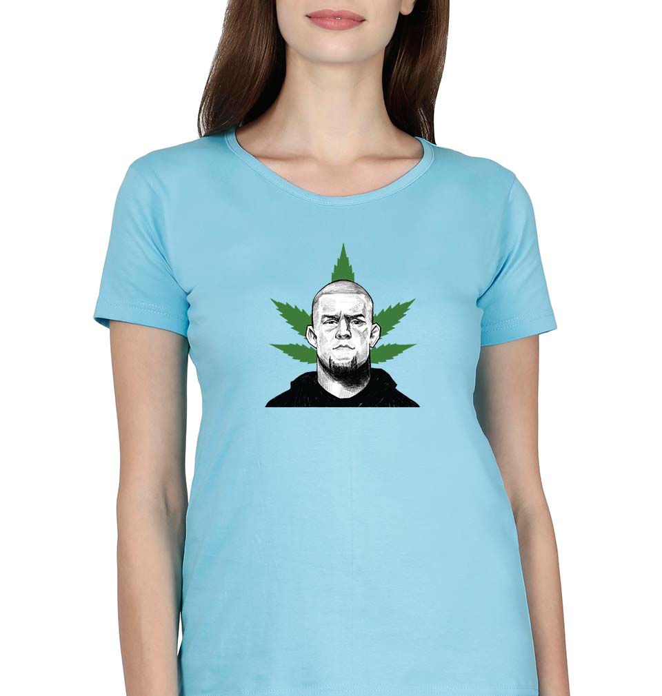 Nate Diaz UFC T-Shirt for Women-SkyBlue-Ektarfa.online