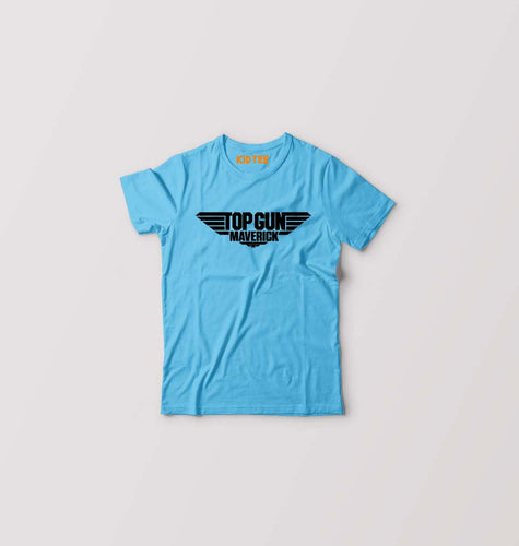 Top Gun Kids T-Shirt for Boy/Girl-Light Blue-Ektarfa.online