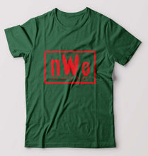 Load image into Gallery viewer, New World Order (NWO) WWE T-Shirt for Men-Bottle Green-Ektarfa.online
