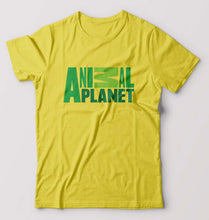 Load image into Gallery viewer, Animal Planet T-Shirt for Men-Yellow-Ektarfa.online
