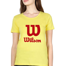 Load image into Gallery viewer, Wilson T-Shirt for Women-Yellow-Ektarfa.online
