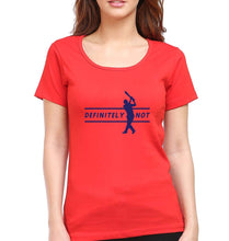 Load image into Gallery viewer, MS Dhoni T-Shirt for Women-Red-Ektarfa.online
