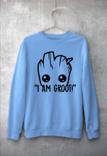 Load image into Gallery viewer, Groot Unisex Sweatshirt for Men/Women-Baby Blue-Ektarfa.online

