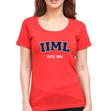 Load image into Gallery viewer, IIM Lucknow T-Shirt for Women-Red-Ektarfa.online
