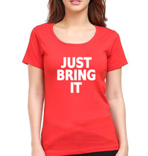 Load image into Gallery viewer, Just Bring IT T-Shirt for Women-Red-Ektarfa.online
