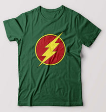 Load image into Gallery viewer, Flash Superhero T-Shirt for Men-Bottle green-Ektarfa.online
