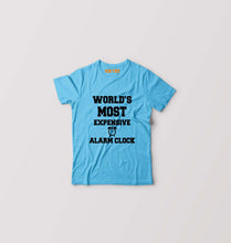Load image into Gallery viewer, Expensive Alarm Clock Kids T-Shirt for Boy/Girl-Light Blue-Ektarfa.online
