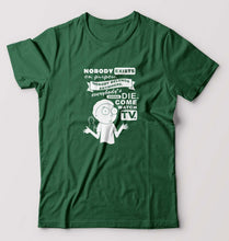 Load image into Gallery viewer, Rick and Morty T-Shirt for Men-Bottle Green-Ektarfa.online

