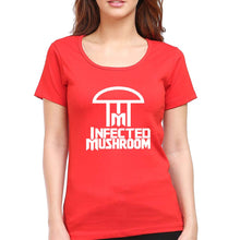 Load image into Gallery viewer, Infected Mushroom T-Shirt for Women-Red-Ektarfa.online
