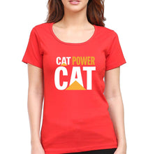Load image into Gallery viewer, Cat Power T-Shirt for Women-Red-Ektarfa.online
