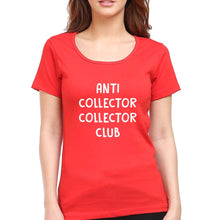 Load image into Gallery viewer, anti collector collector club T-Shirt for Women-Red-Ektarfa.online
