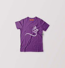 Load image into Gallery viewer, Om Kids T-Shirt for Boy/Girl-Purple-Ektarfa.online
