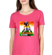 Load image into Gallery viewer, Battlegrounds Mobile India (BGMI) T-Shirt for Women-Pink-Ektarfa.online

